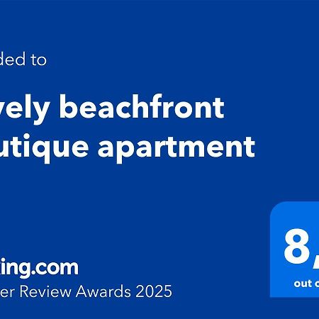 Lovely Beachfront Boutique Apartment Flic-en-Flacq Kültér fotó